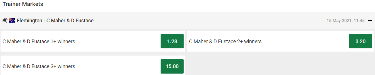 Maher & Eustace extras flemington